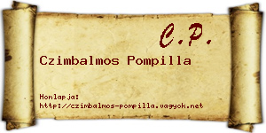 Czimbalmos Pompilla névjegykártya